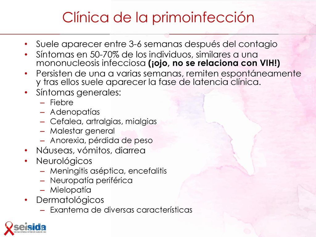 Infeccion vih perdida de peso